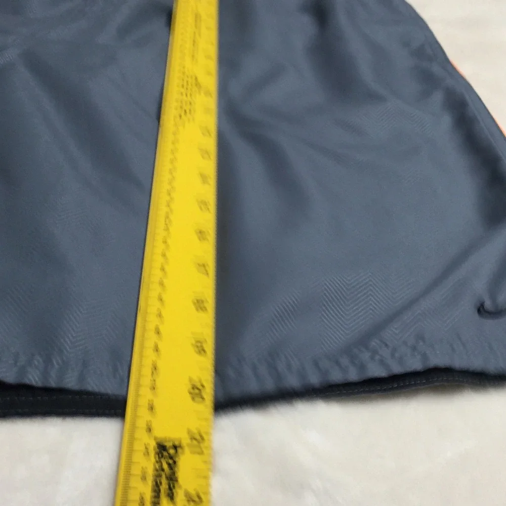 Nike Mens XXL‎ Running Training Shorts Swim Trunks Gray Orange Athletic Gym
